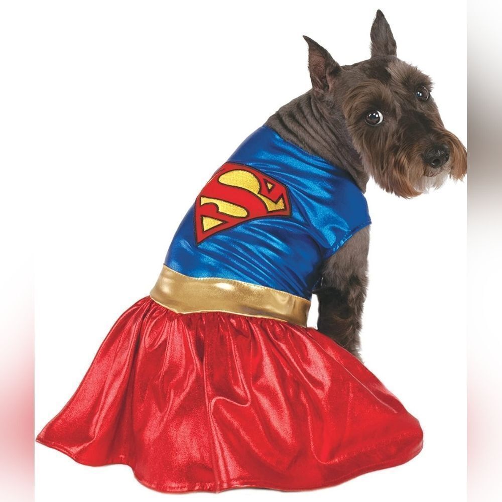 DC Supergirl Dog Pet Halloween Costume